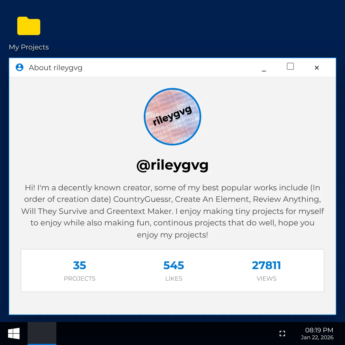 the project is loading