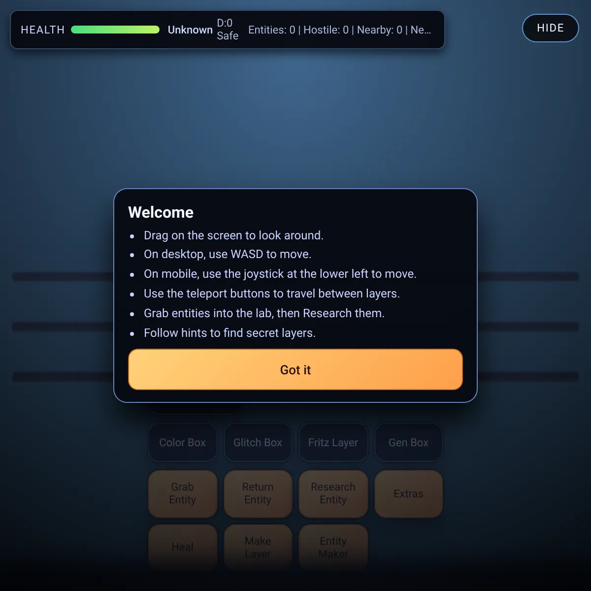 the project is loading