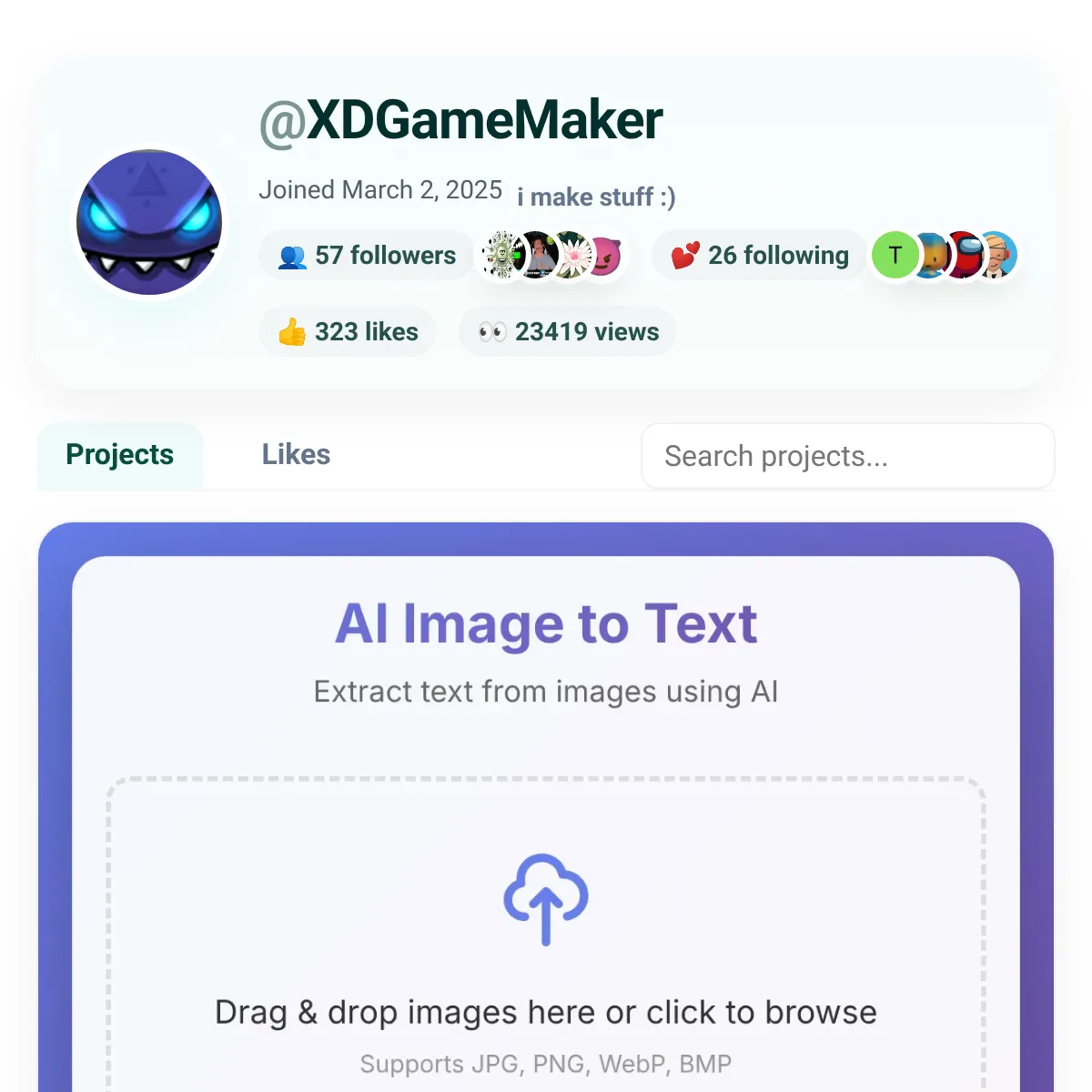 the project is loading