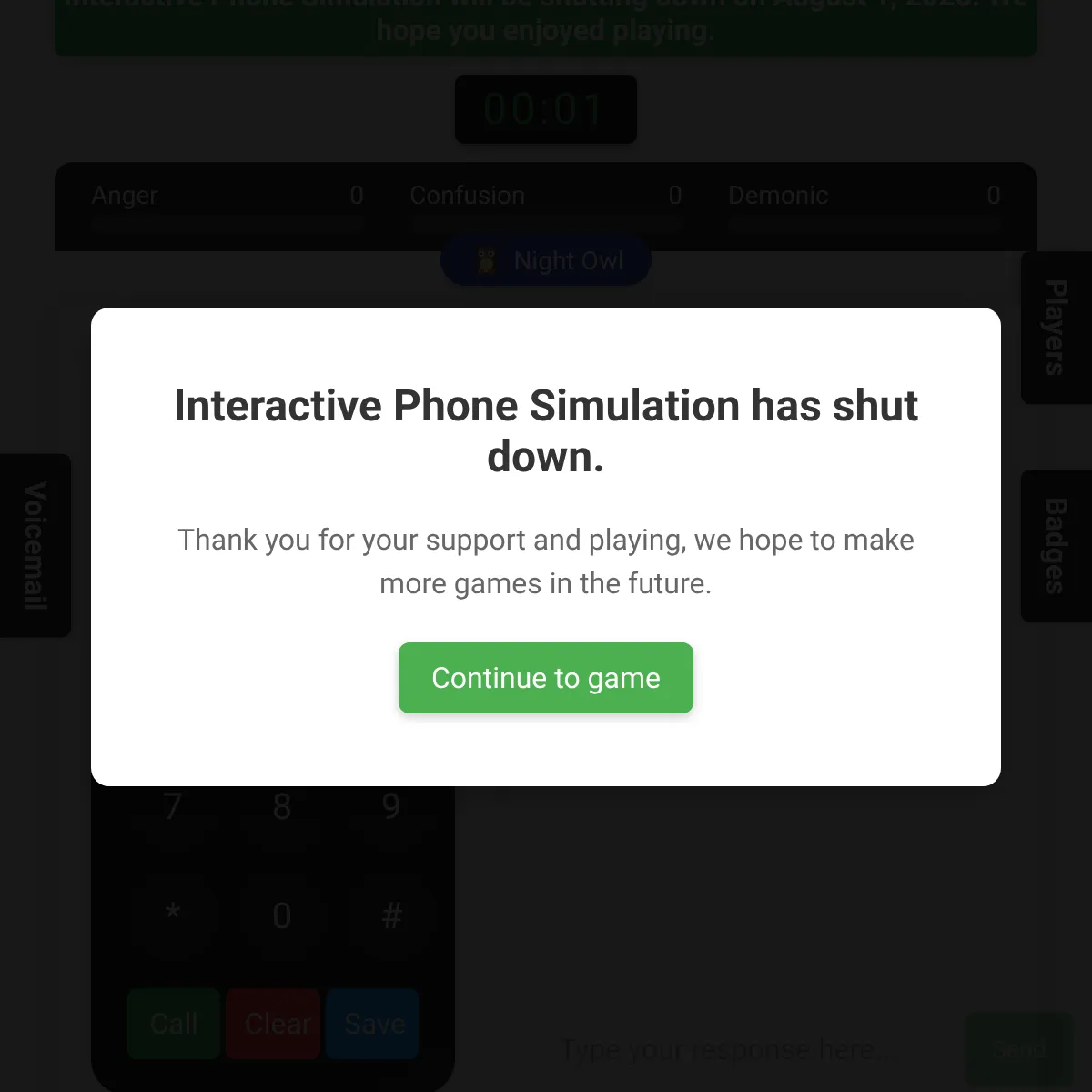 the project is loading