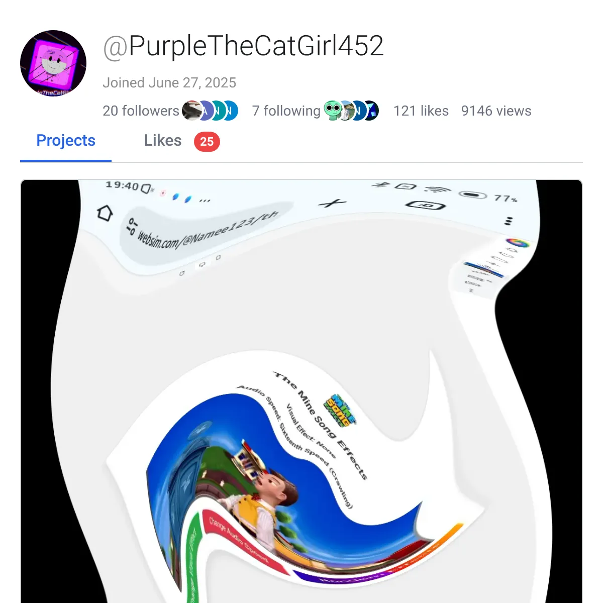 the project is loading