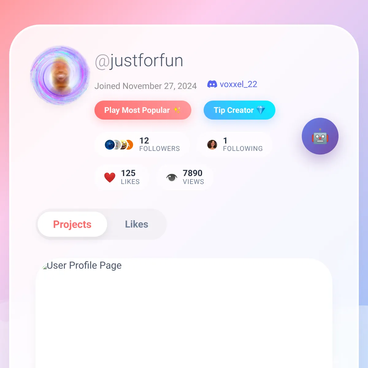 the project is loading