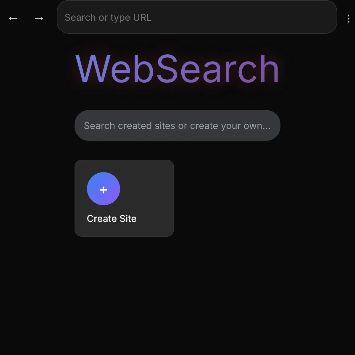 Websim Browser