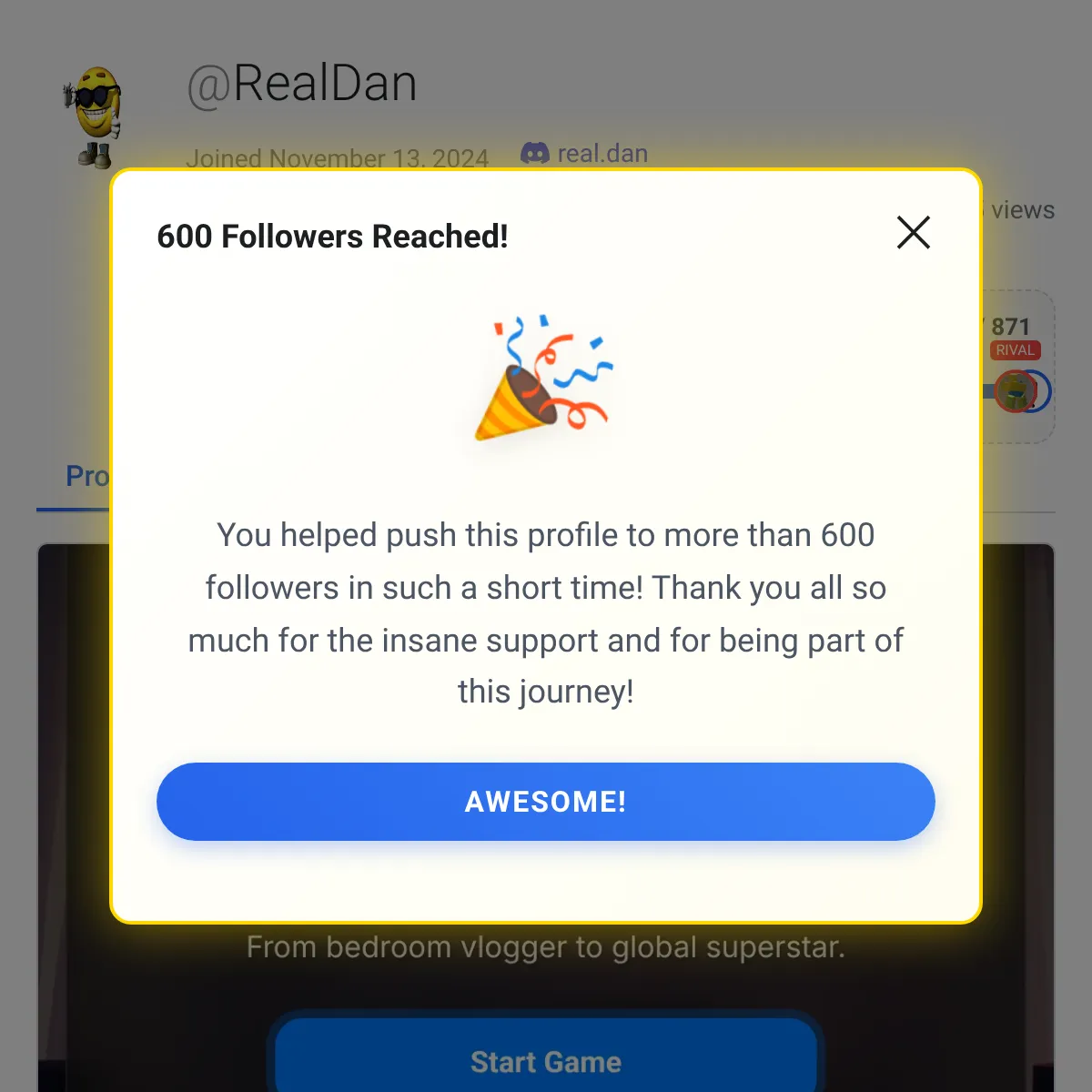 the project is loading