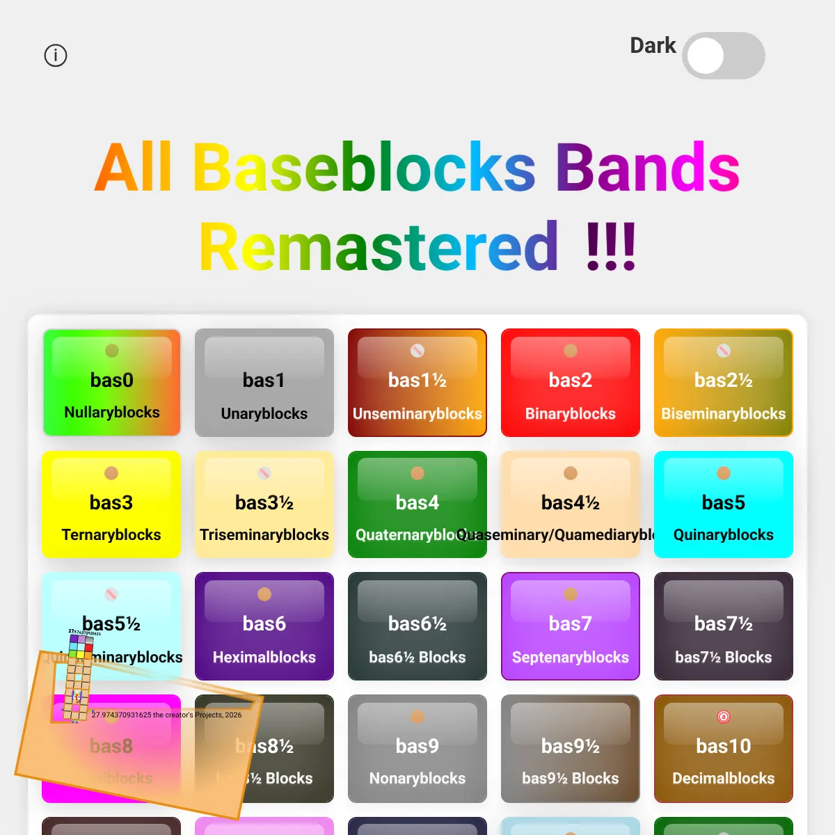 All Baseblocks Bands Remastered