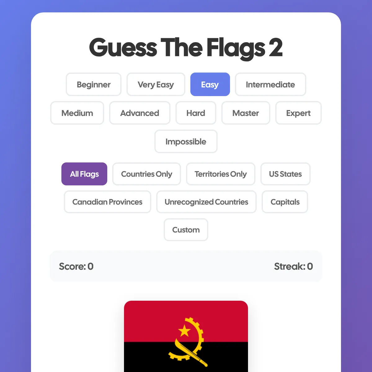 Guess The Flags 2