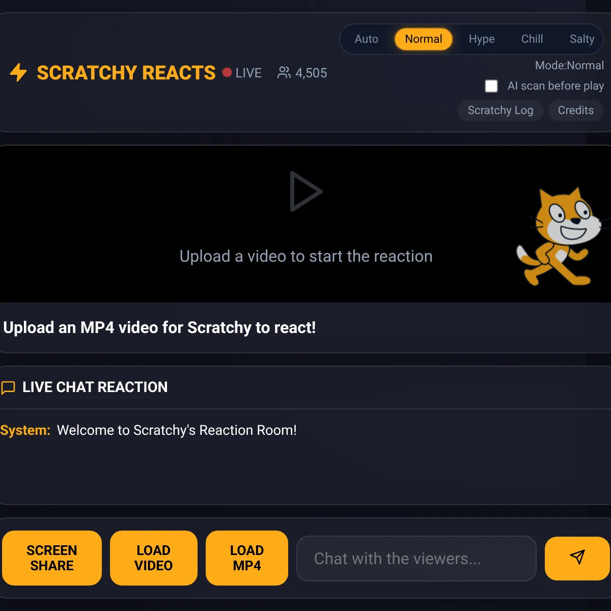 the project is loading