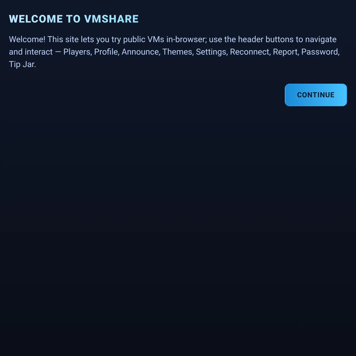 the project is loading