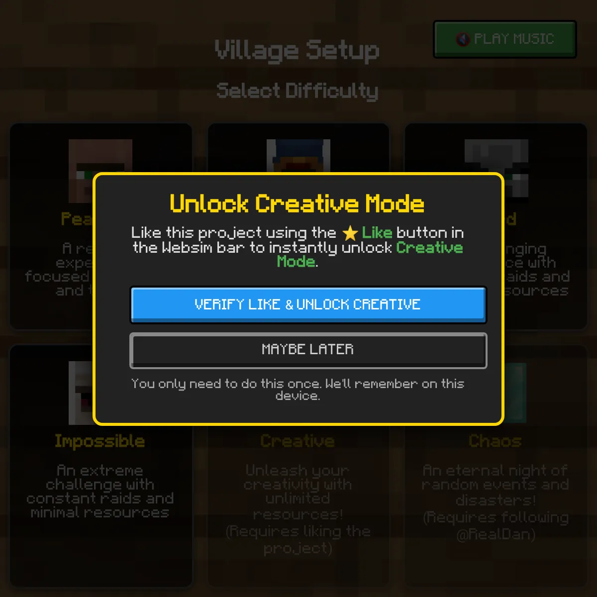 AI Minecraft Village Simulator [V 2.0]
