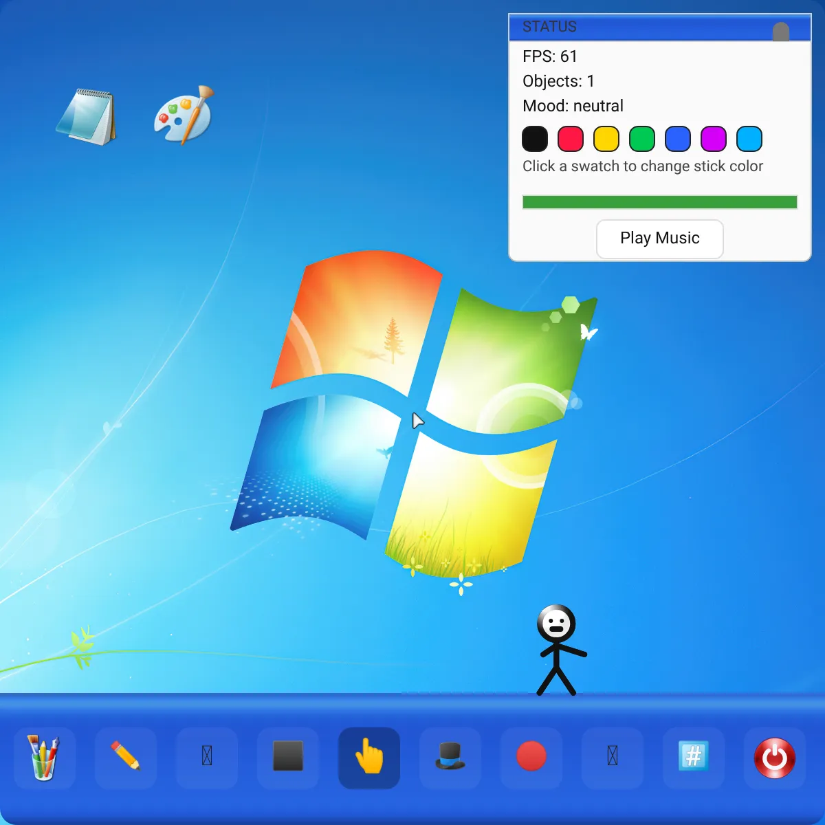 the project is loading