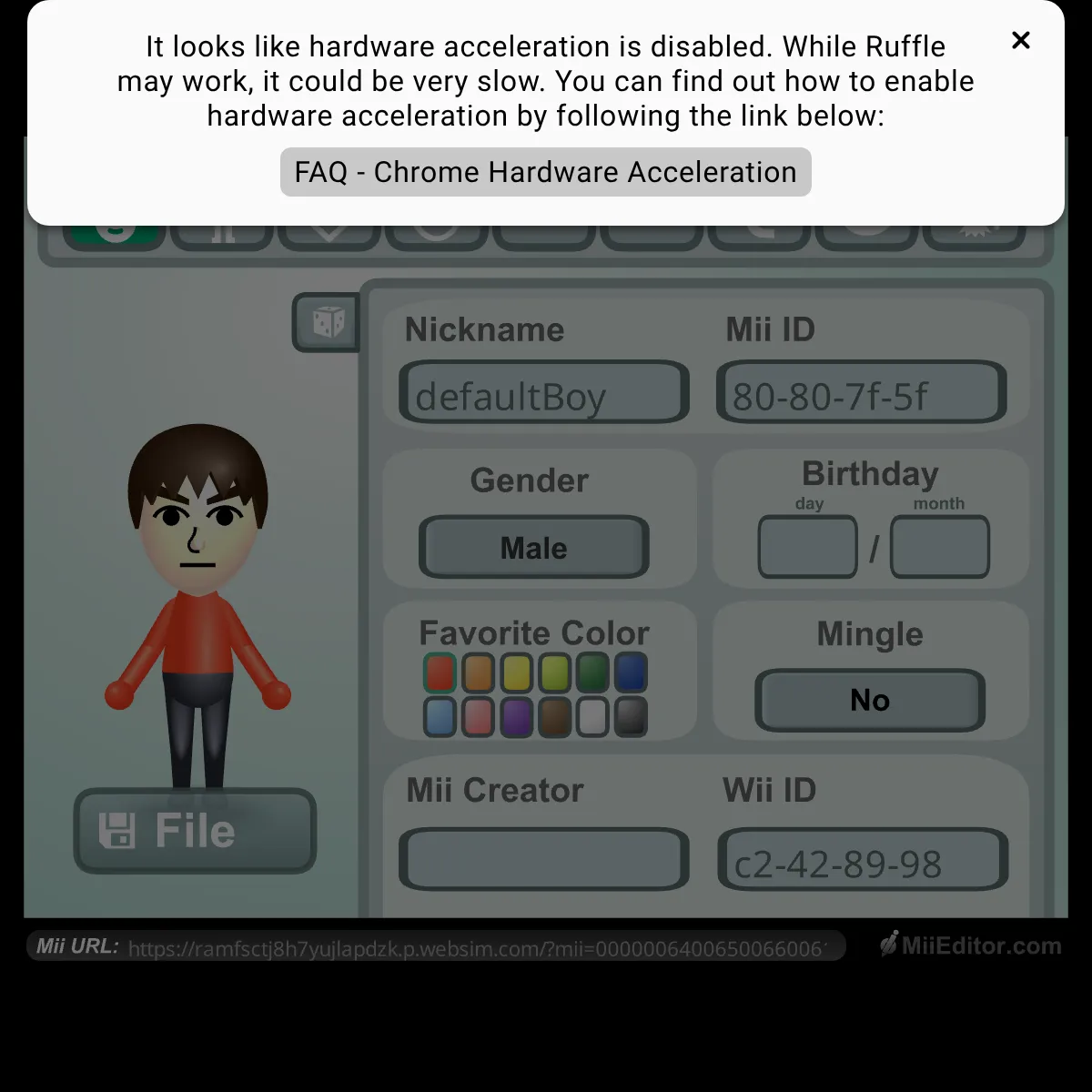 the project is loading