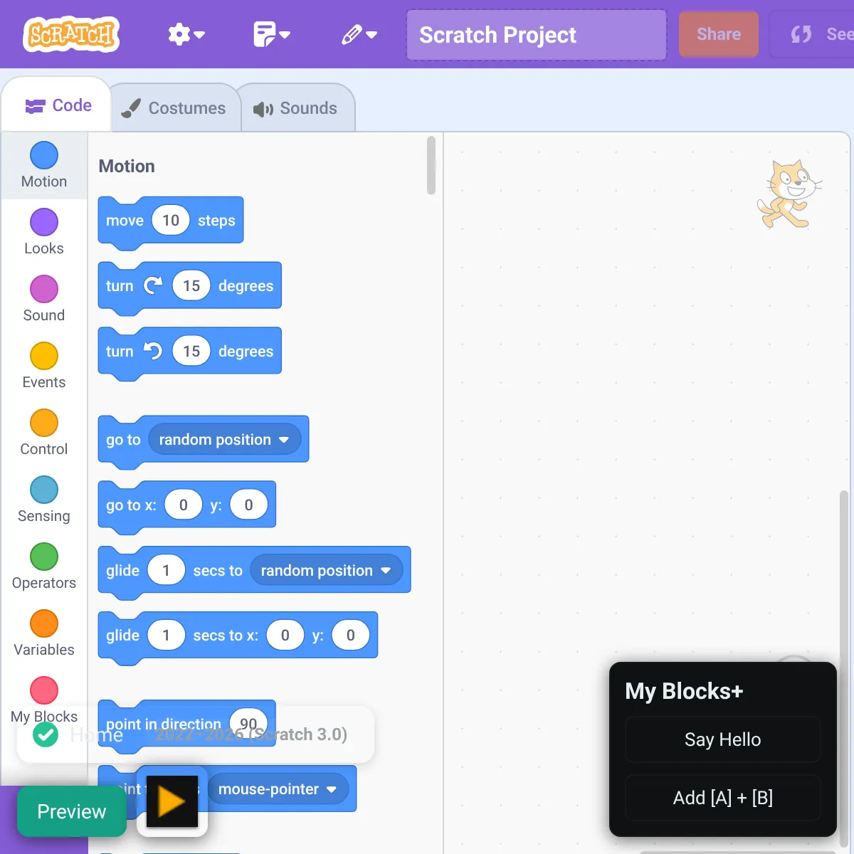 Scratch 4.0 GUI