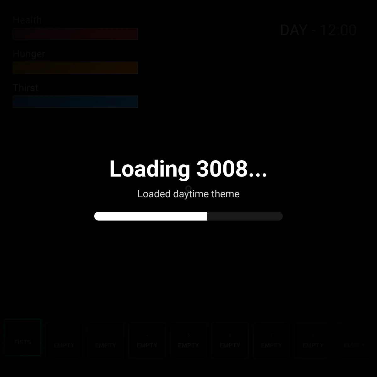 the project is loading