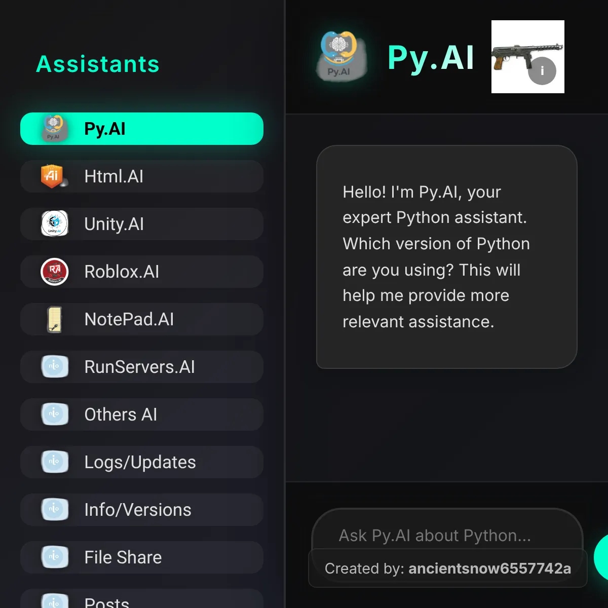 the project is loading