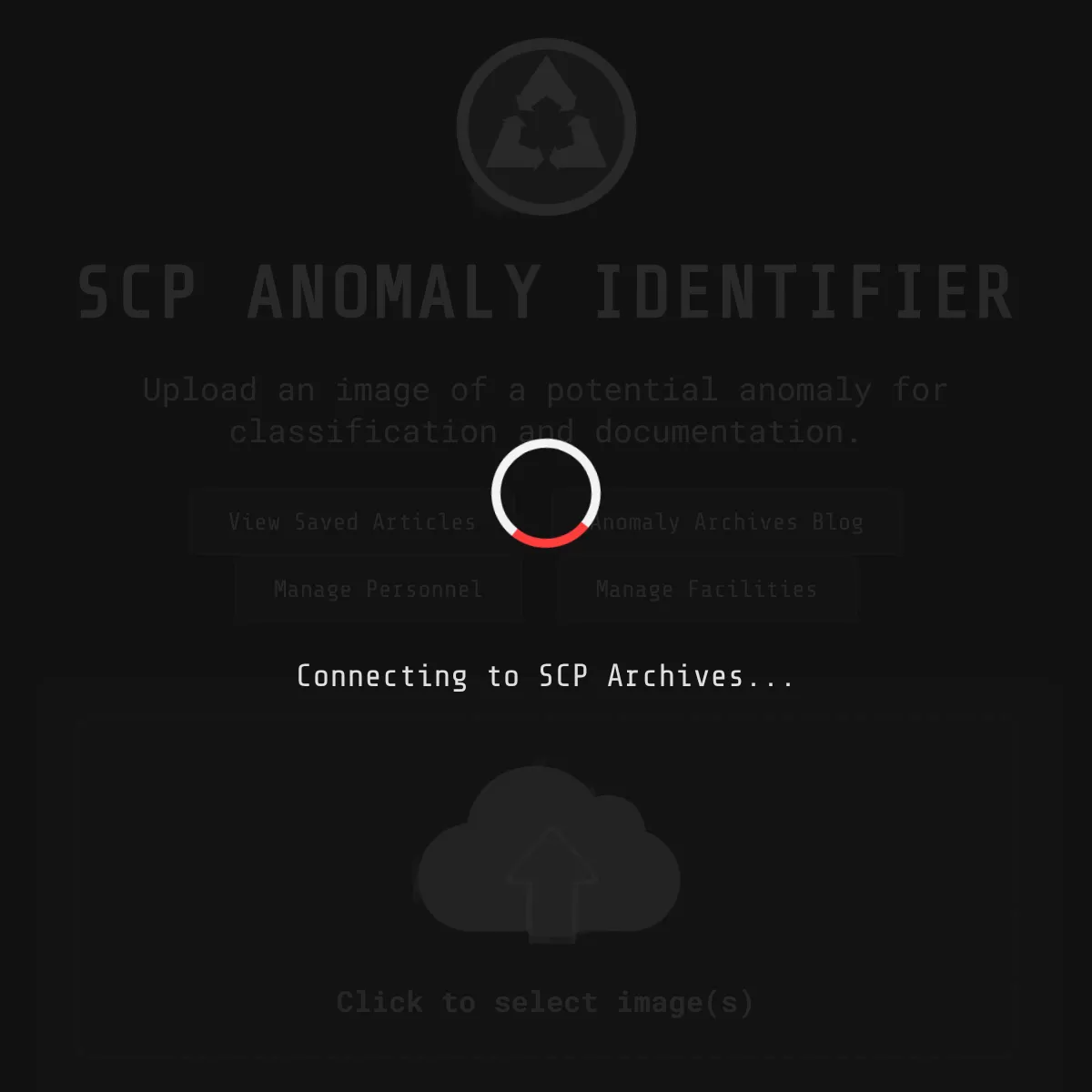 the project is loading