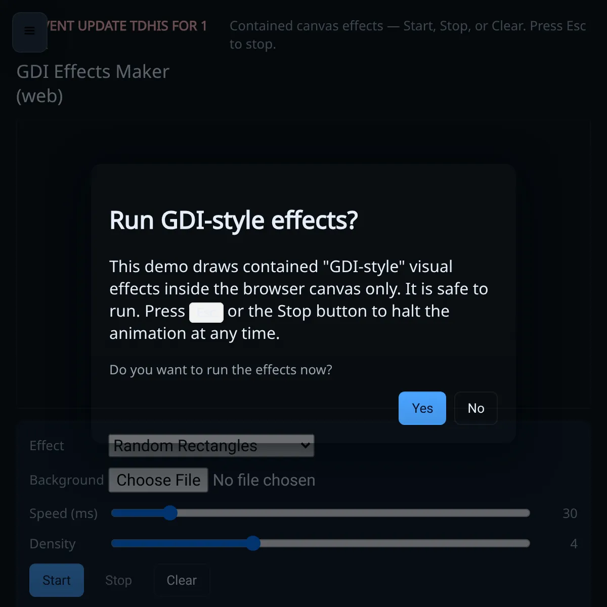 the project is loading