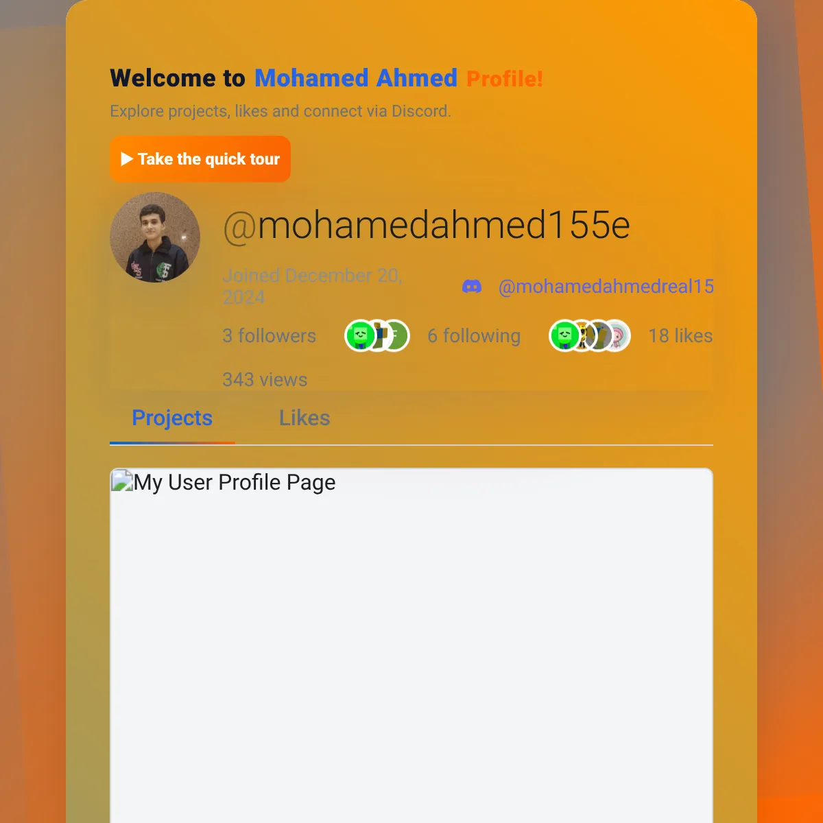 the project is loading