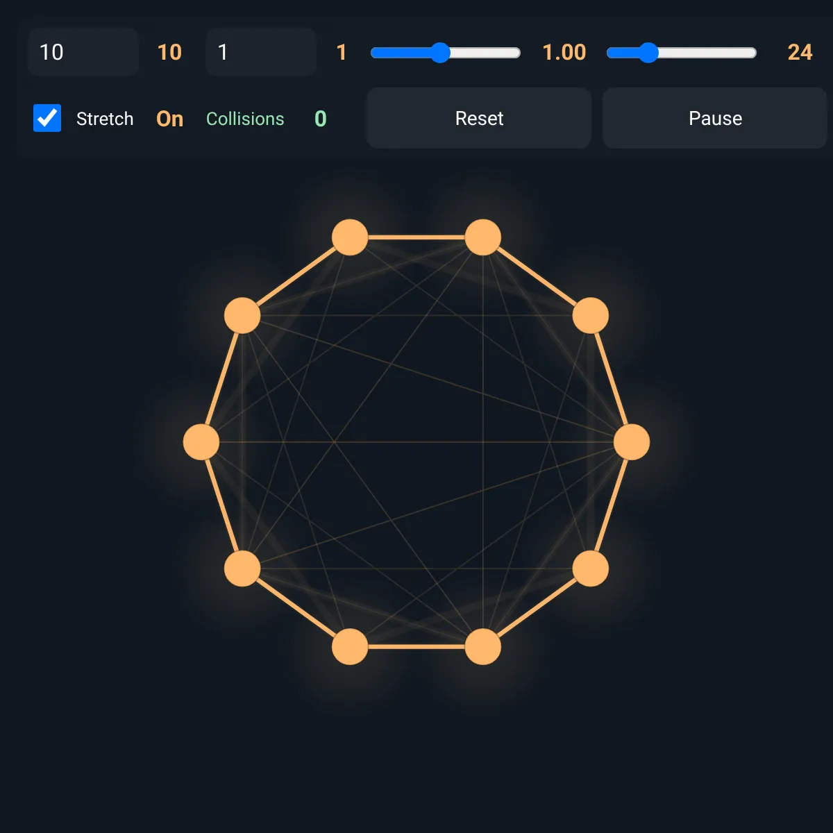 Stringball Simulator 2D