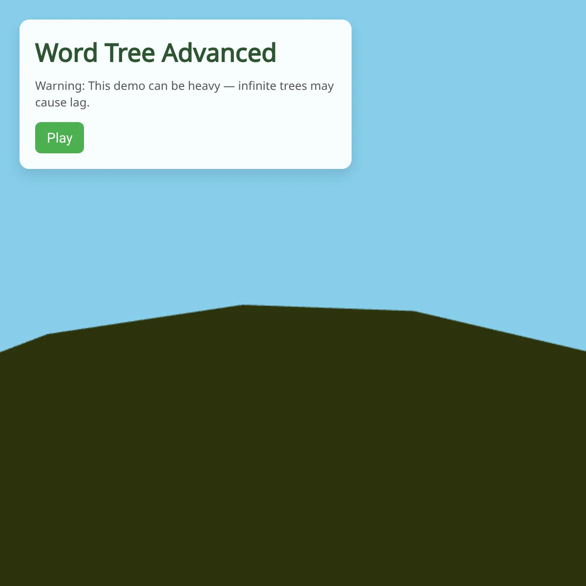 Word Tree Advanced Old Version
