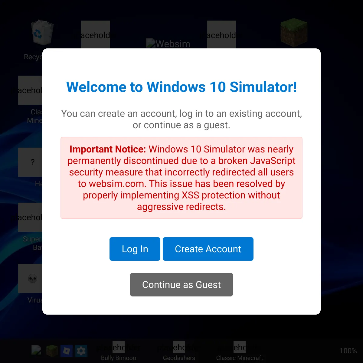 the project is loading