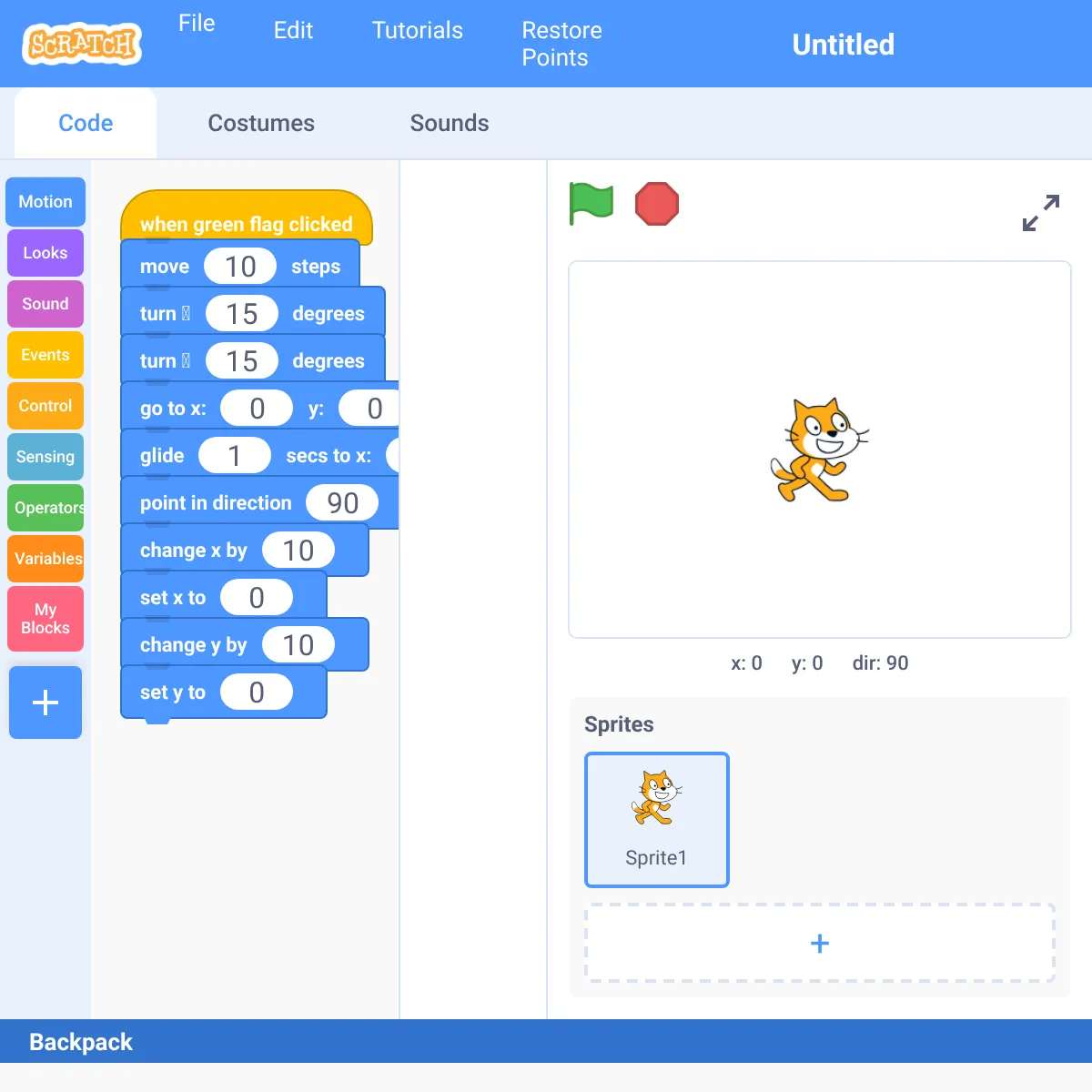Scratch Editor Recreation (Beta)