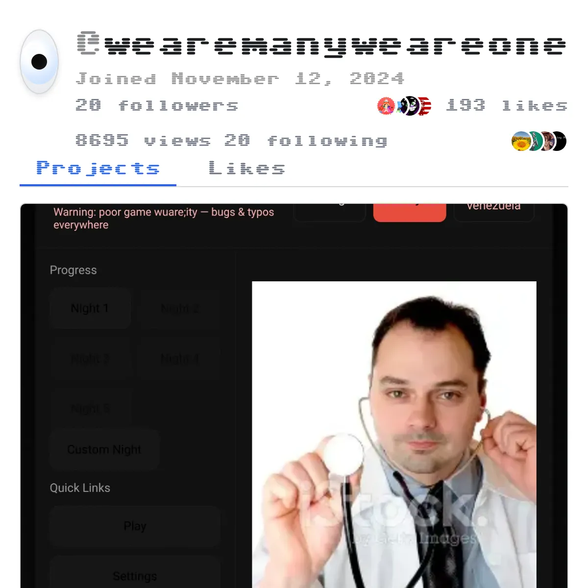 the project is loading