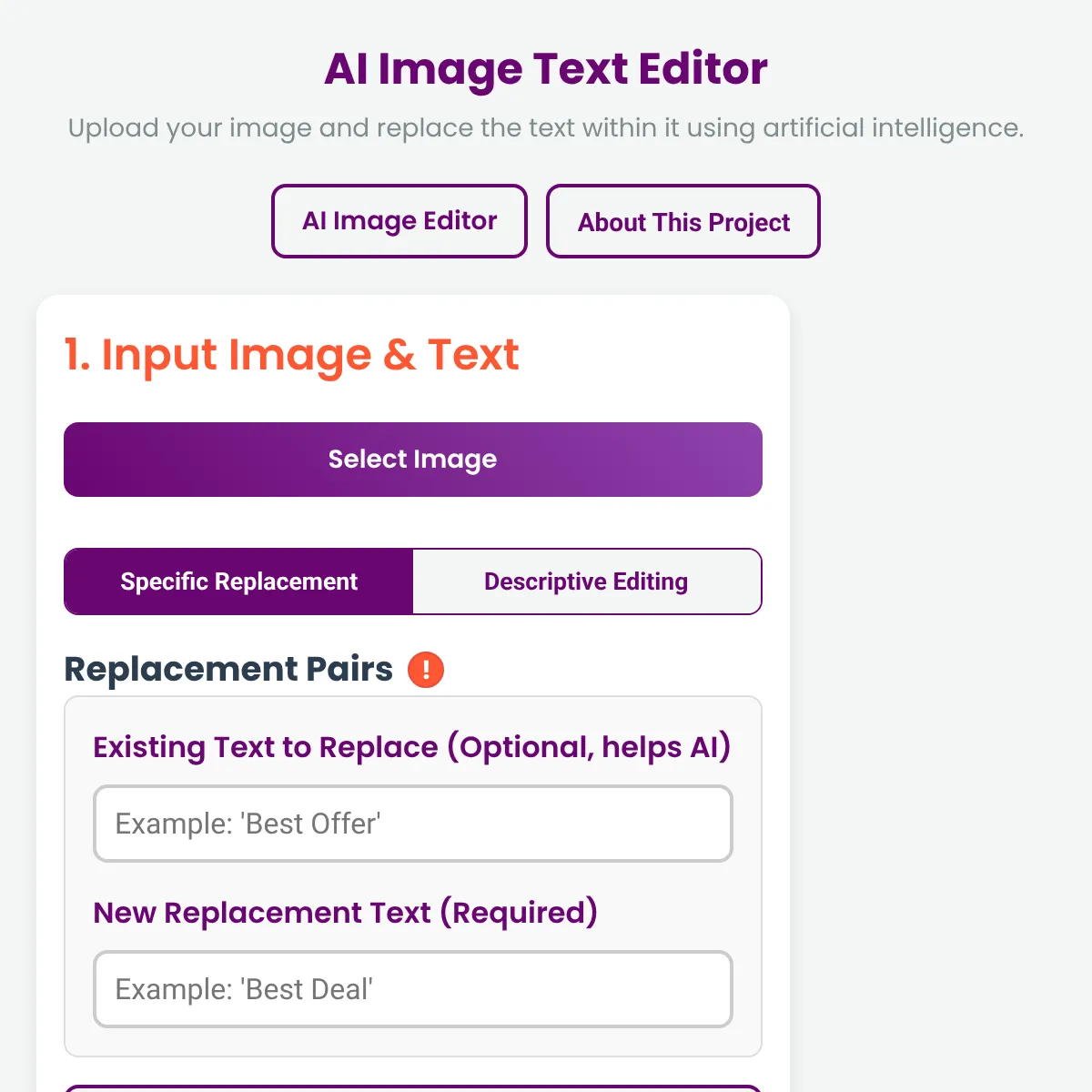 the project is loading