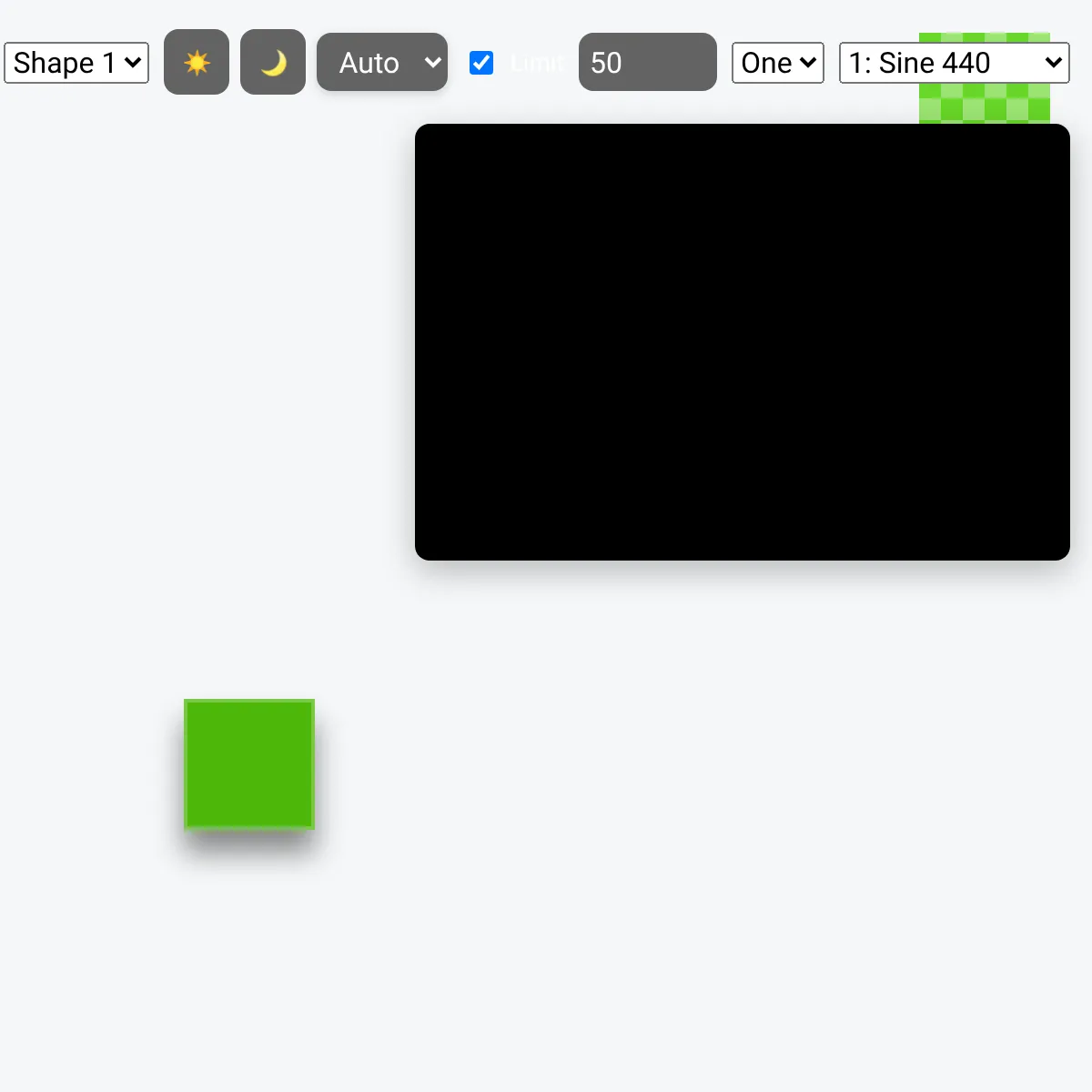 Bouncing Square — Sound on Bounce
