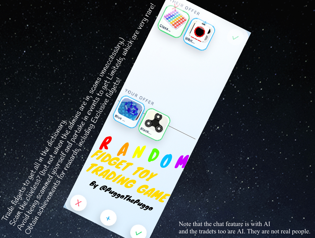 random fidget toy trading game [BACK!]