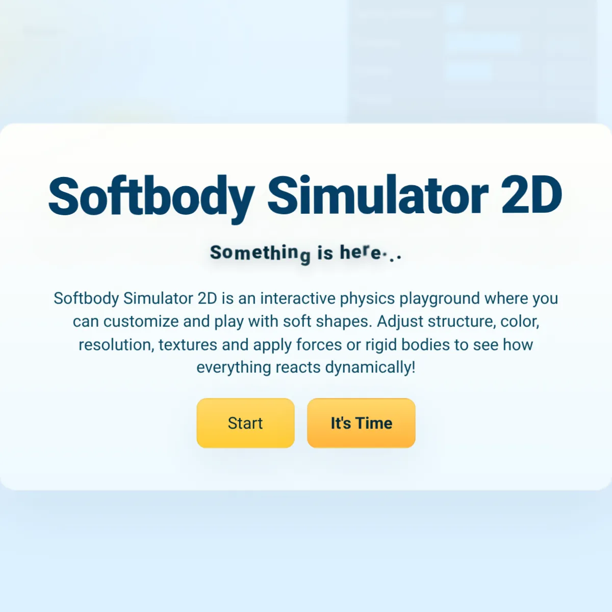 the project is loading