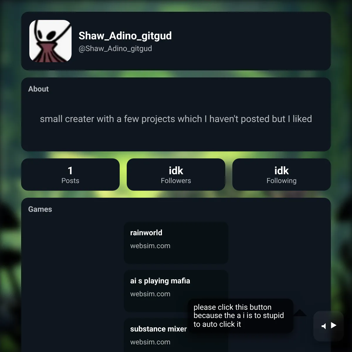 the project is loading