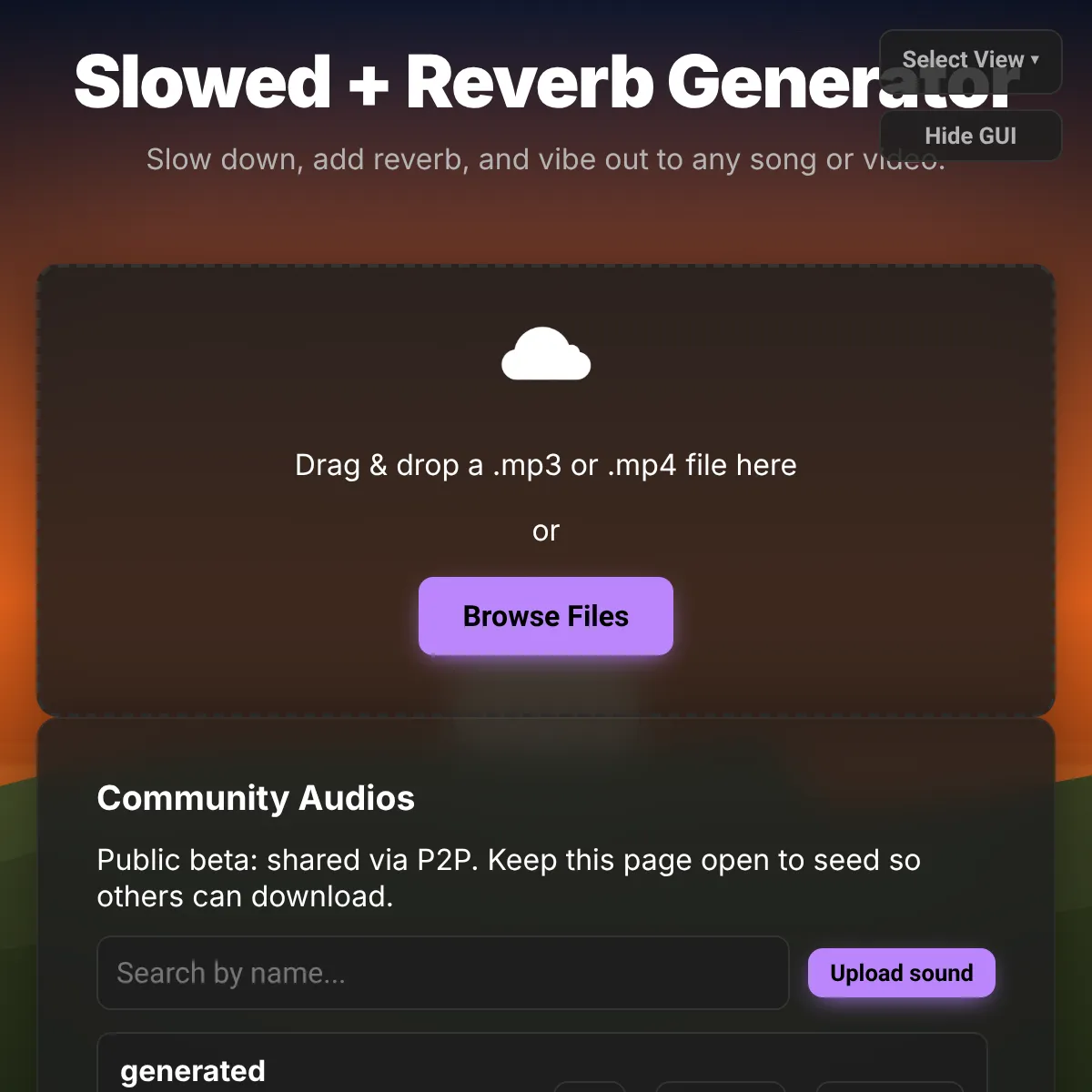 the project is loading