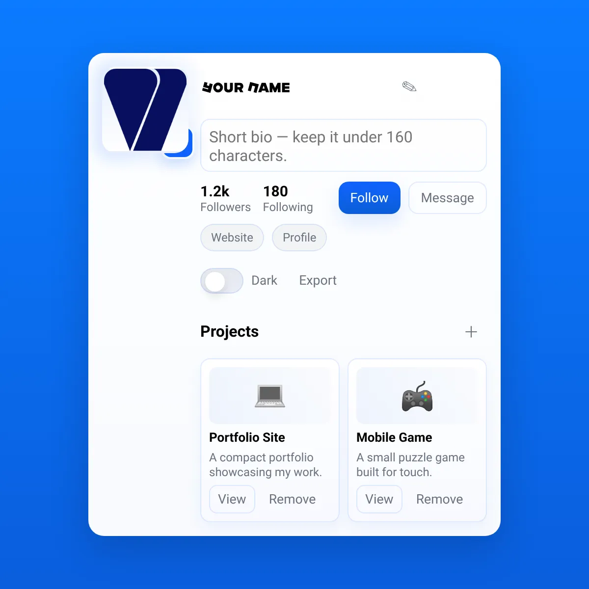 the project is loading