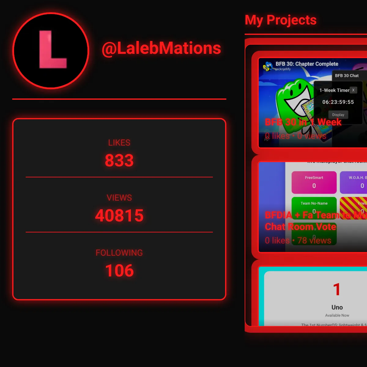 the project is loading