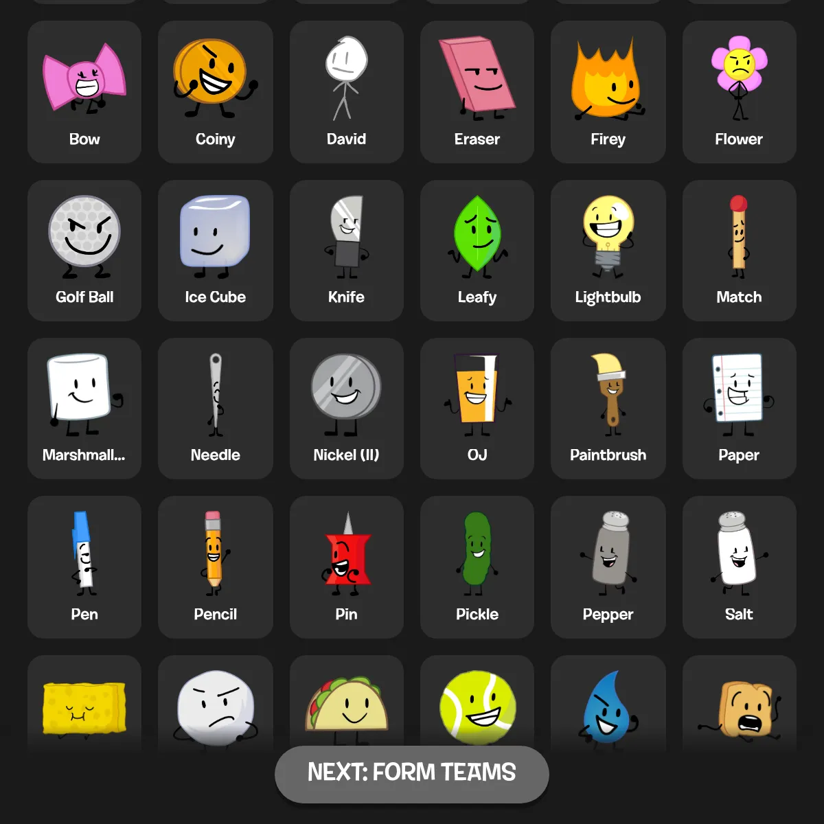 Object Show Competition Maker