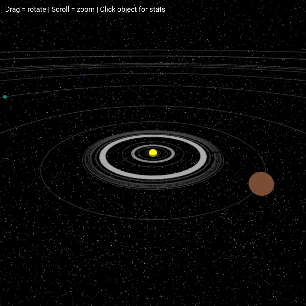 Solar System Full Interactive 3D