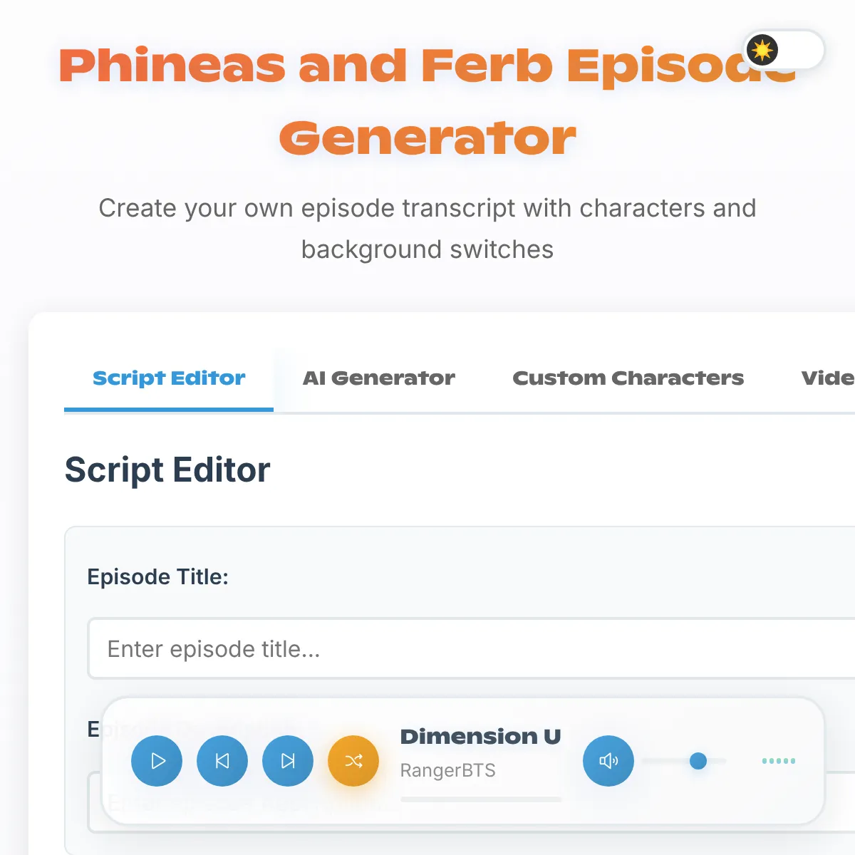 the project is loading