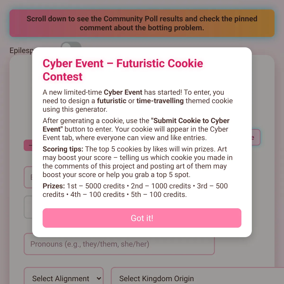 the project is loading