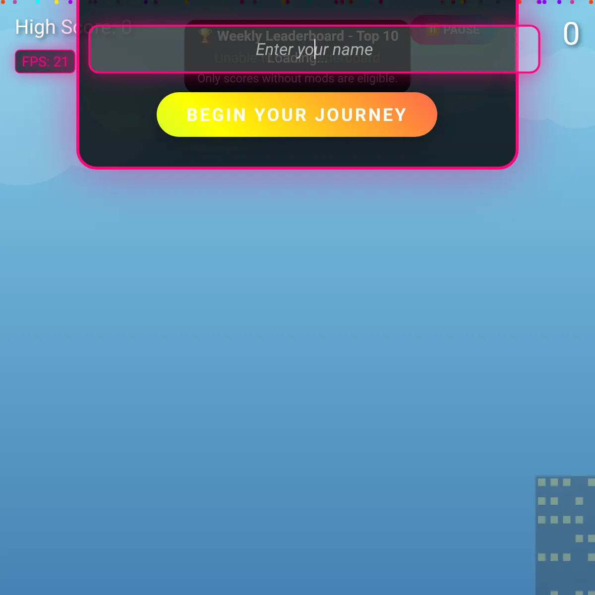 the project is loading