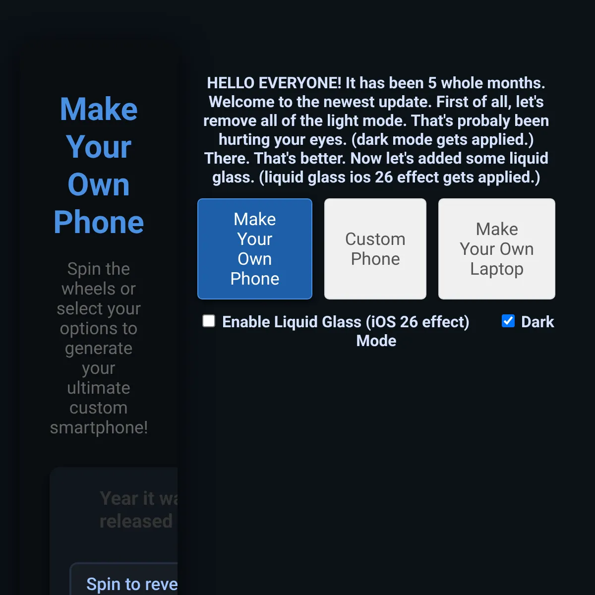 Make Your Own Phone