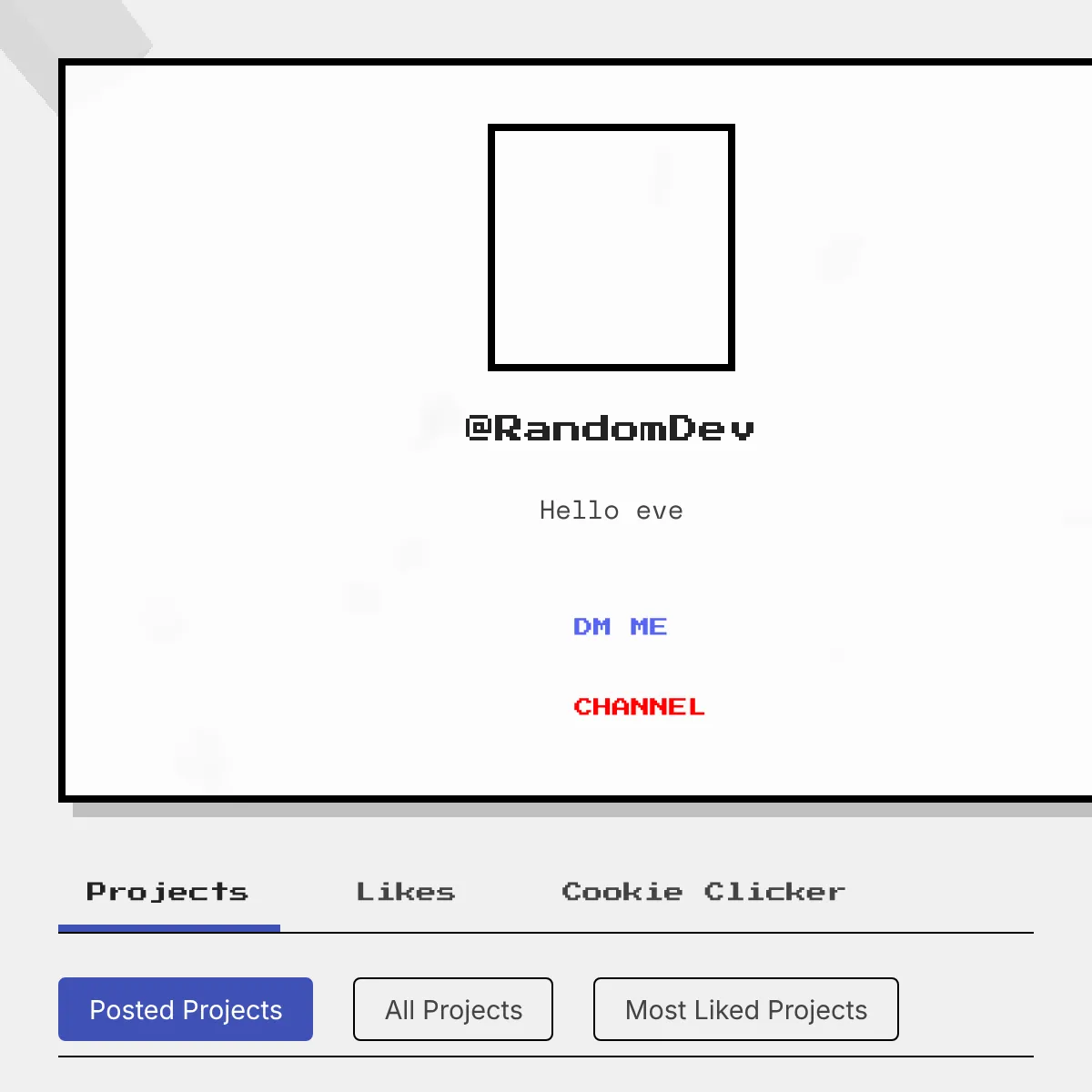 the project is loading