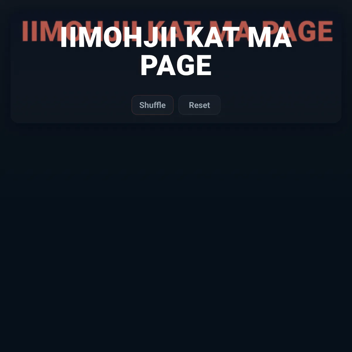 the project is loading