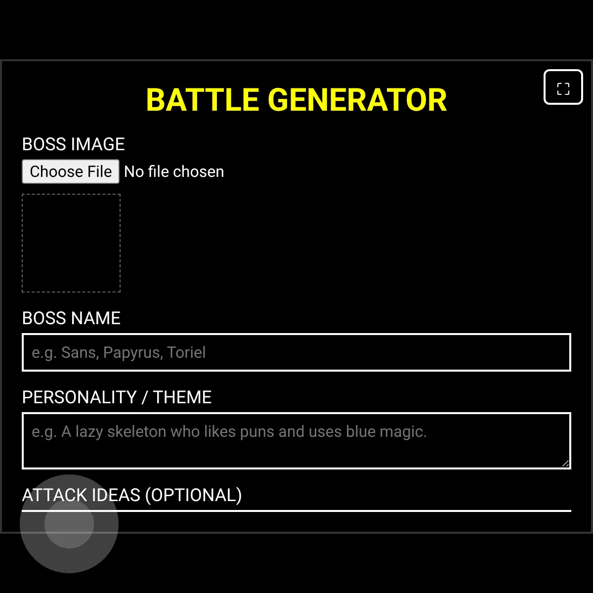 the project is loading