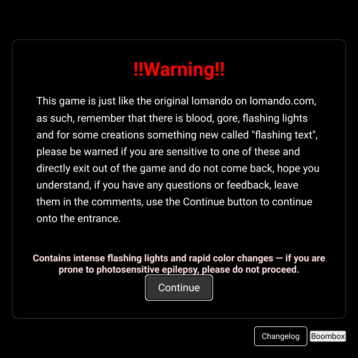 the project is loading