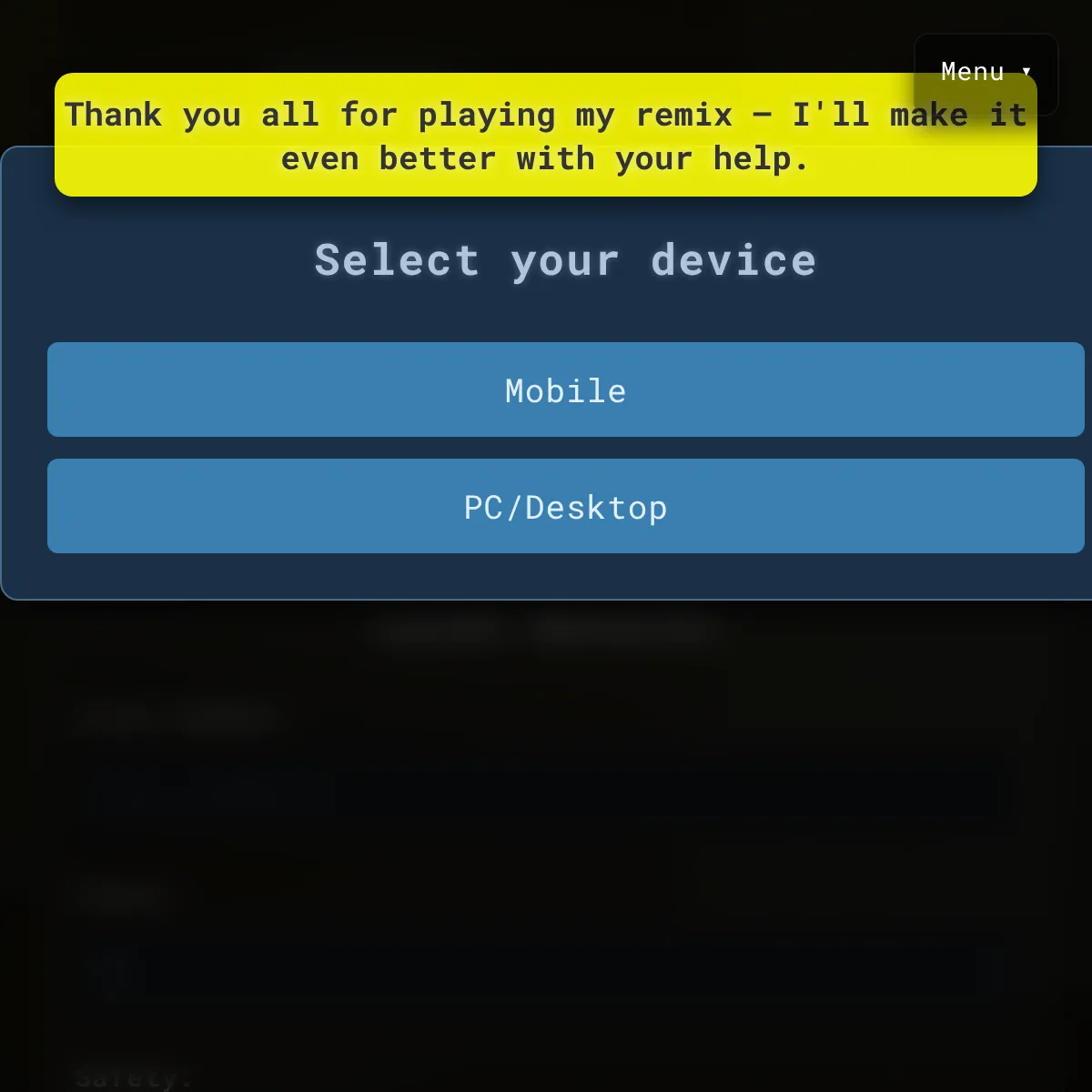 the project is loading