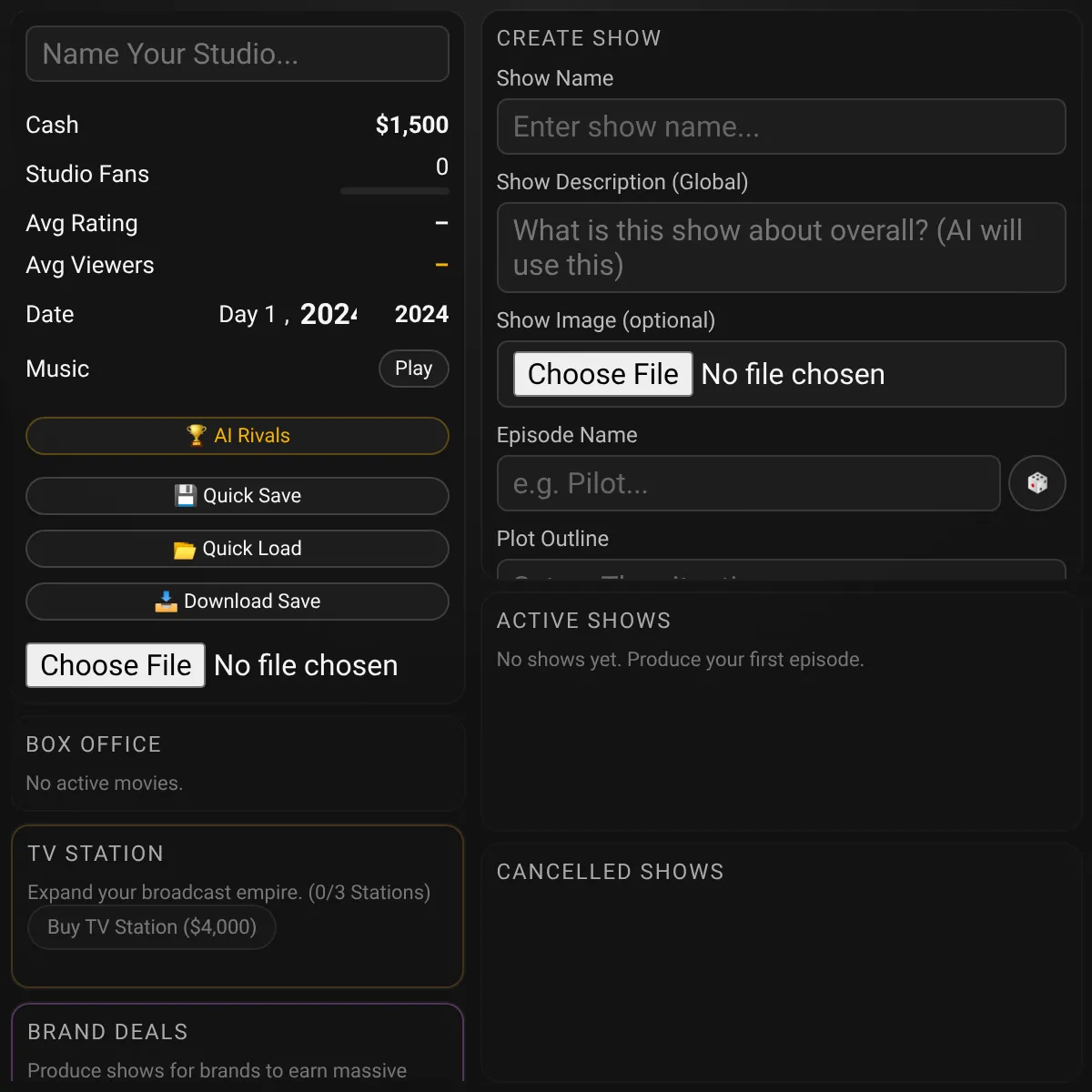 the project is loading