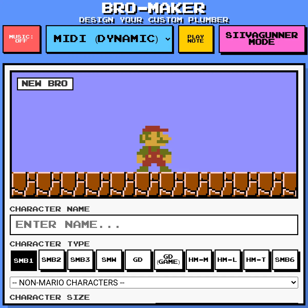 MAKE A NEW MARIO BROTHER