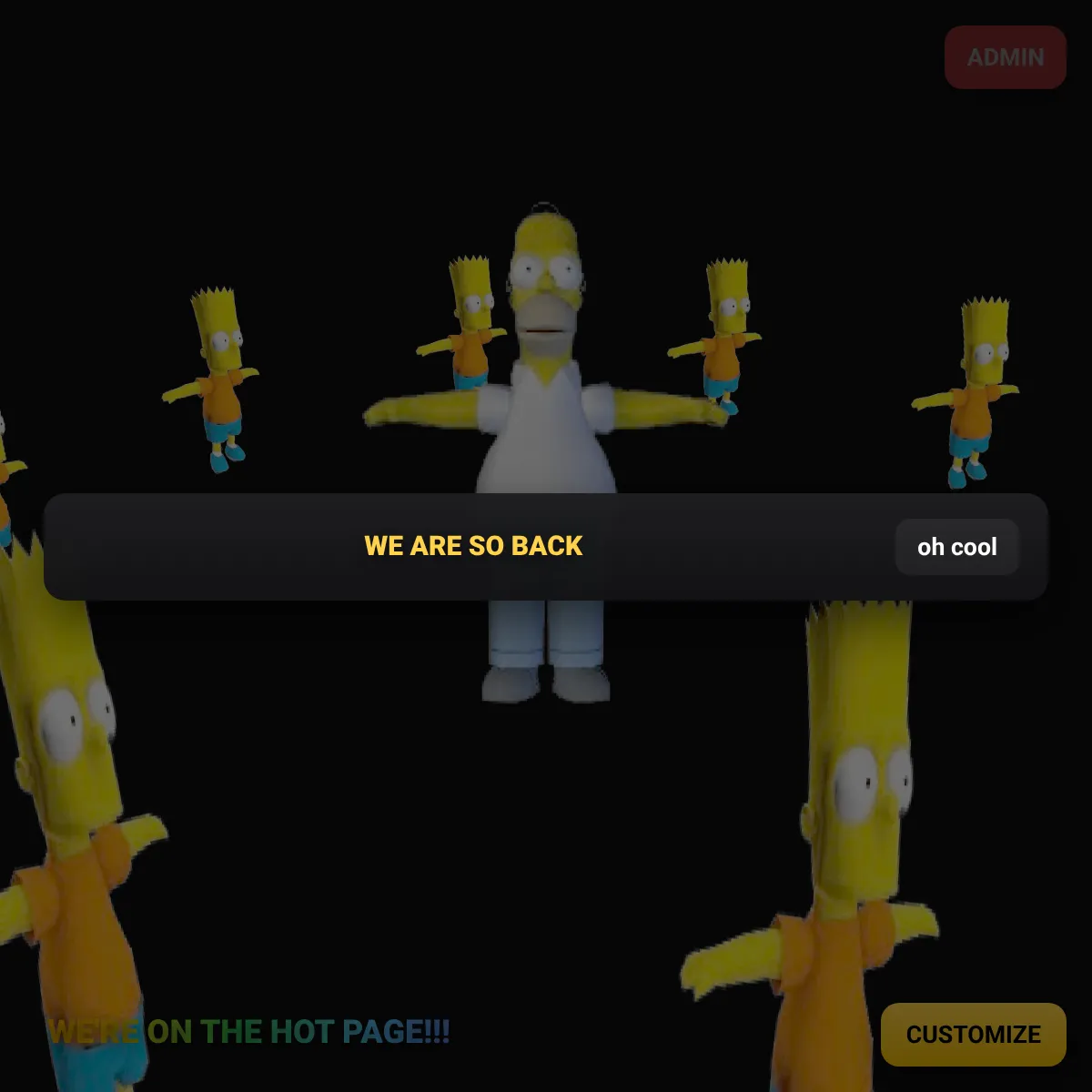 the project is loading