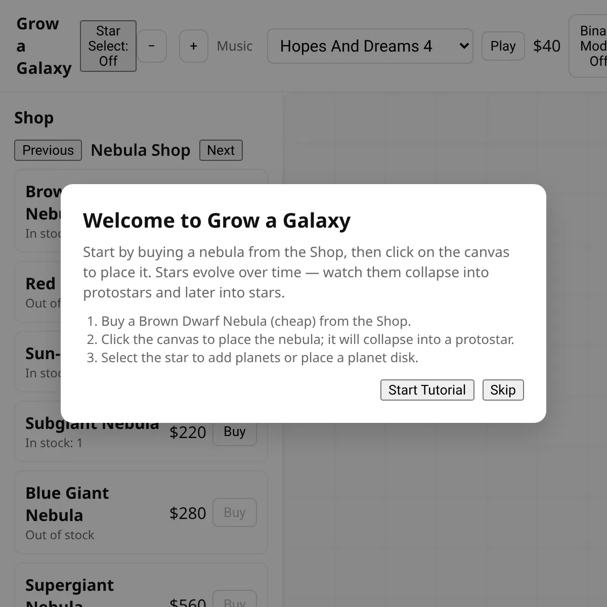 the project is loading
