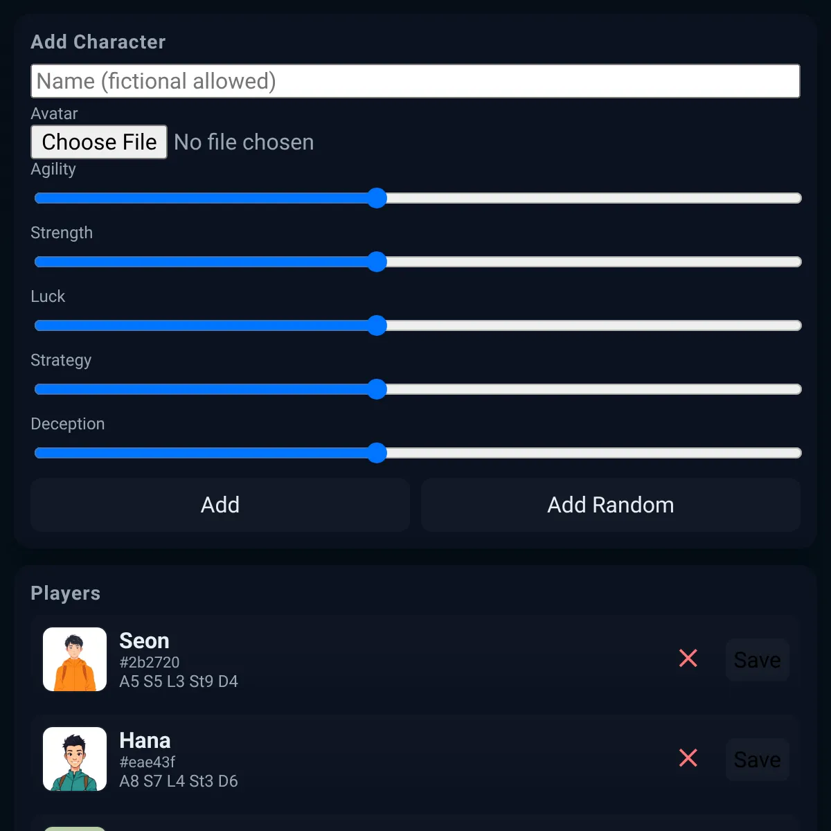 Squid Game Simulator